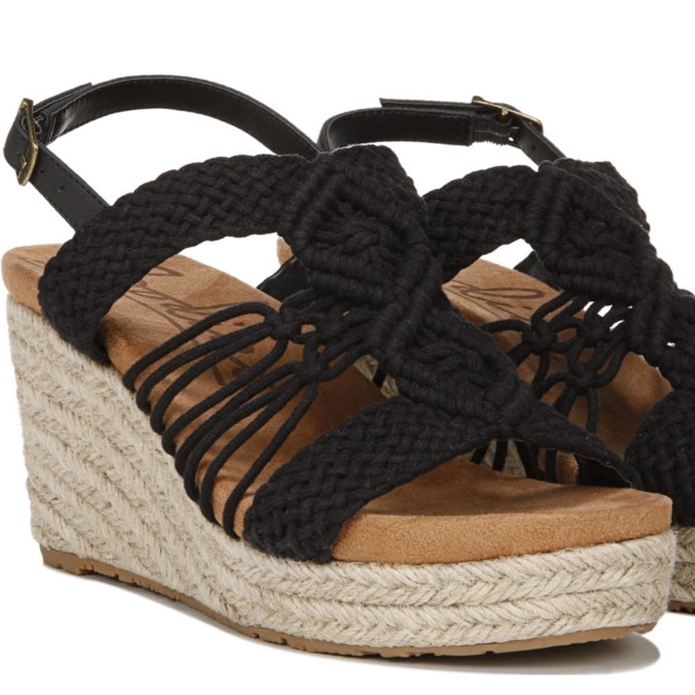 Zodiac Palm Espadrille Wedge Sandal Size 10M New